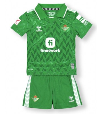 Real Betis Segunda Equipación Niños 2023-24 Manga Corta (+ Pantalones cortos)